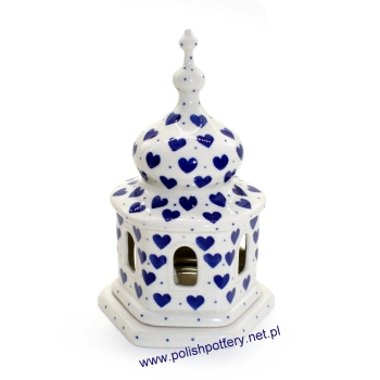 Lampion Kapliczka 20cm II Gatunek dek. 570X Serca